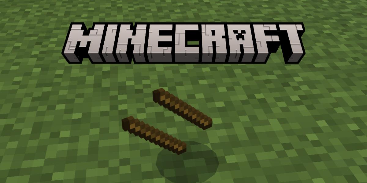 Minecraftで棒を作る方法