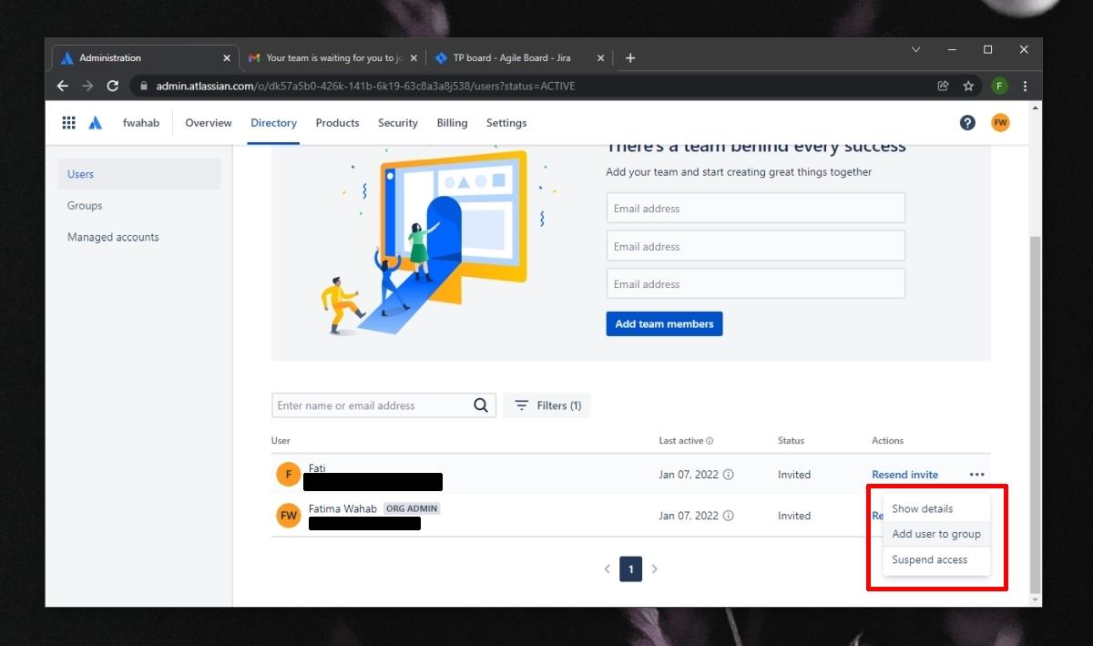 Как добавить пользователей на доски Jira