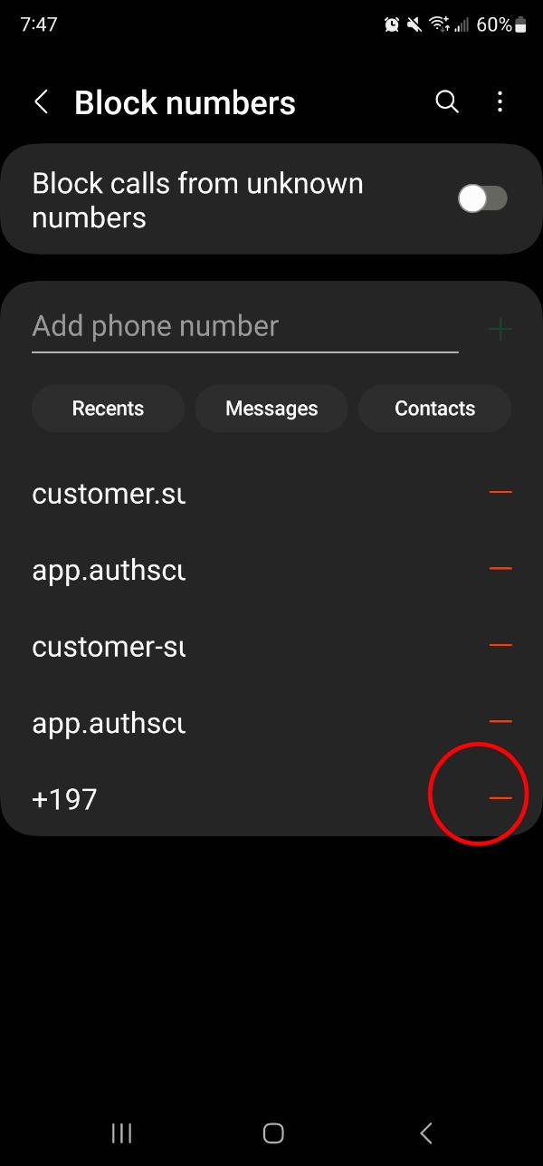 Come sbloccare un numero sui telefoni Android