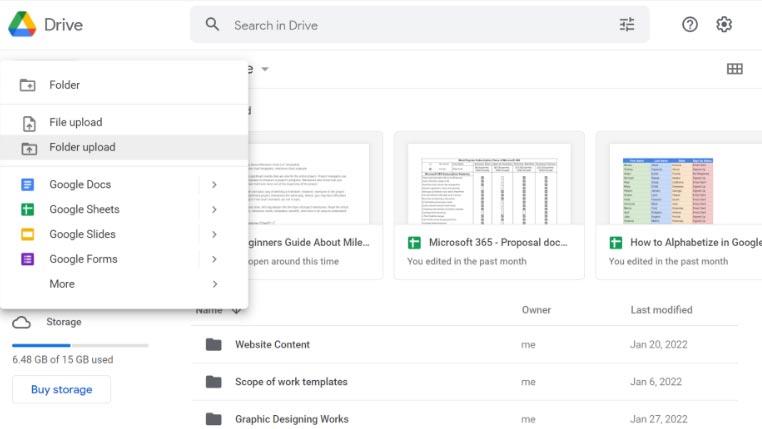 Como fazer upload para o Google Drive – Aprenda os 4 principais métodos