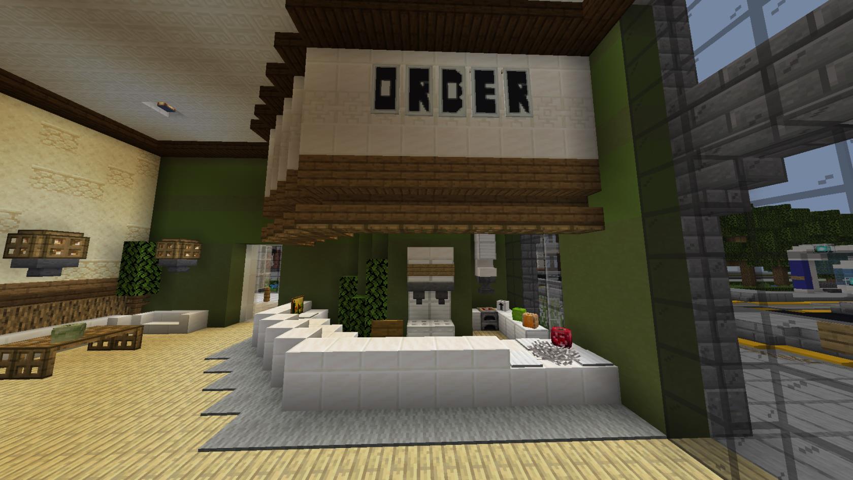 So bauen Sie ein Restaurant in Minecraft