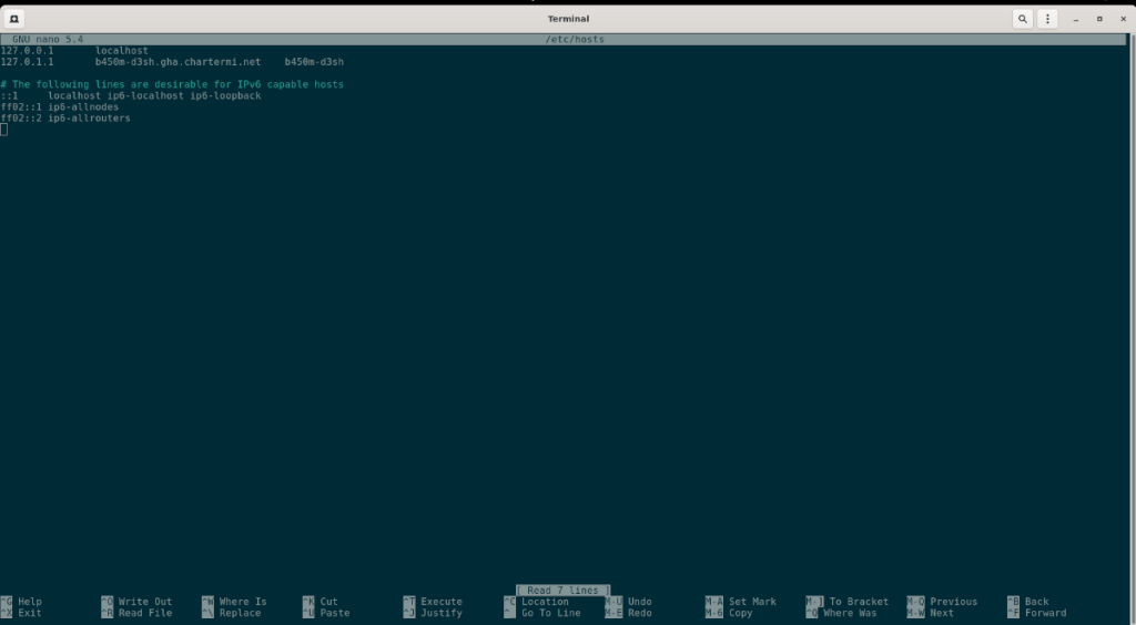 Cara mengedit file Host di Linux