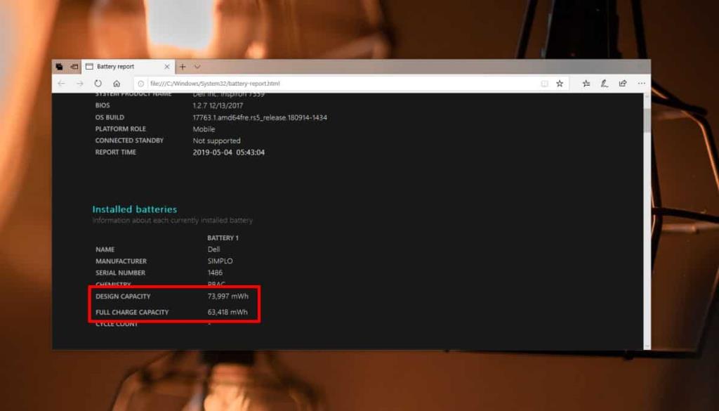 Como verificar a capacidade da bateria no Windows 10