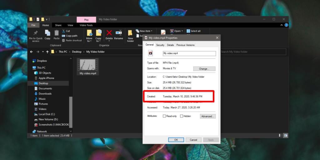 Cara mengubah tanggal Dibuat untuk file di Windows 10