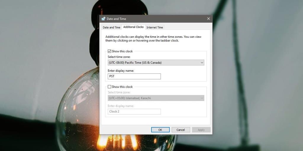 Cara menambahkan banyak jam di Windows 10