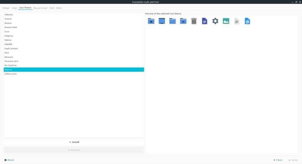 Adapta-KDE teması Linuxta nasıl kurulur