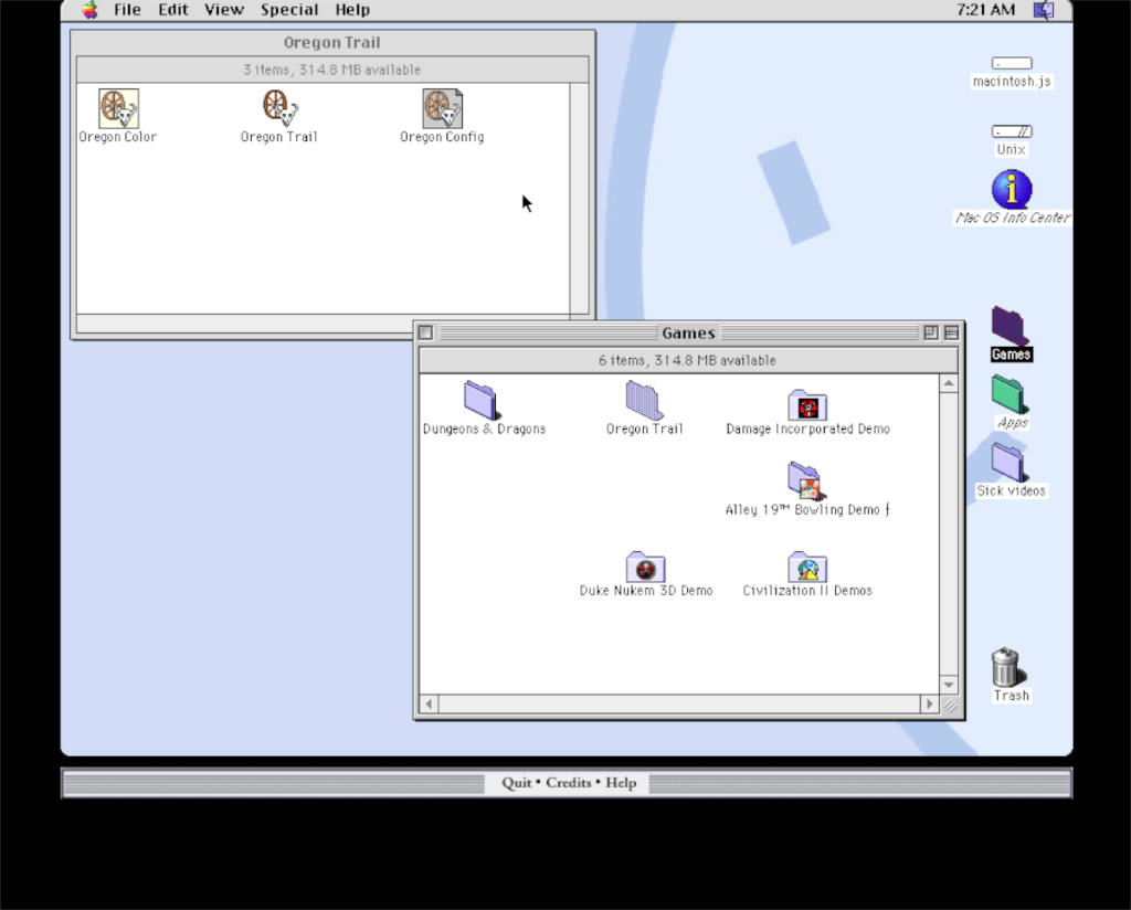 วิธีทดสอบ Mac OS 8 บน Linux