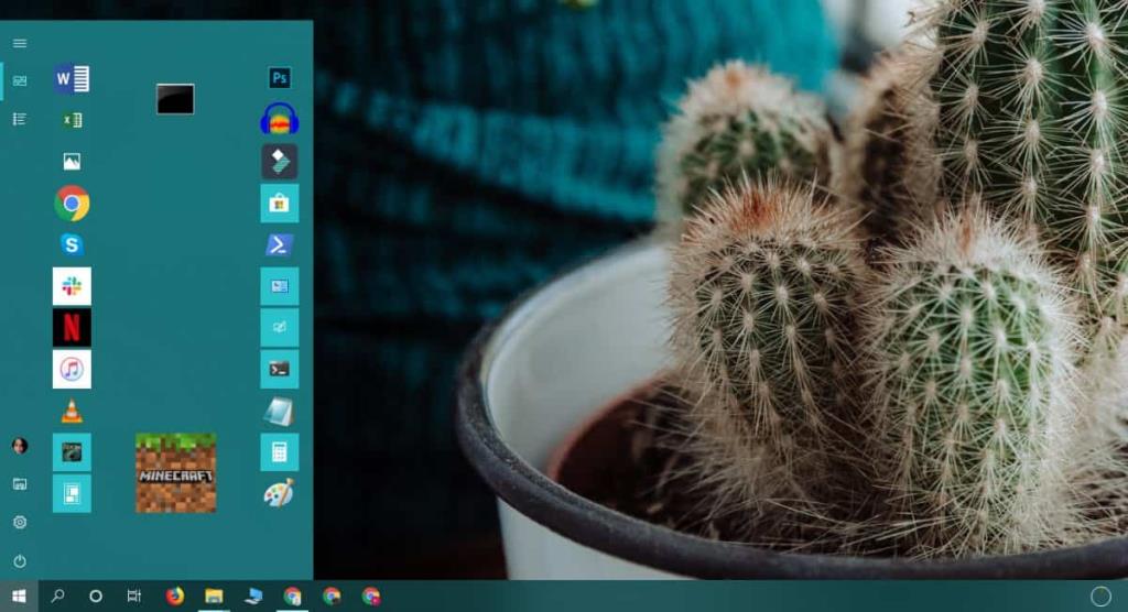 Cara mencocokkan warna ubin aplikasi dengan Start Menu di Windows 10