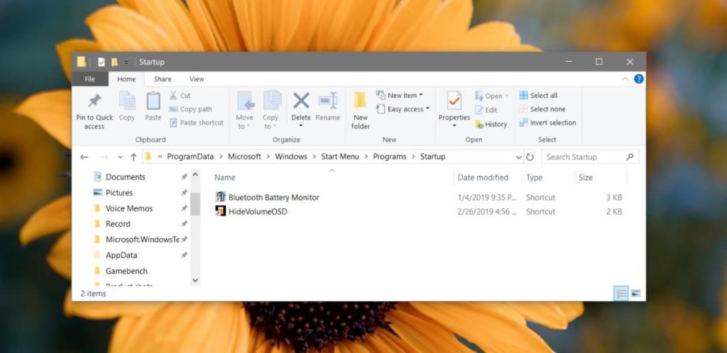 Cara menambahkan item ke folder Startup di Windows 10