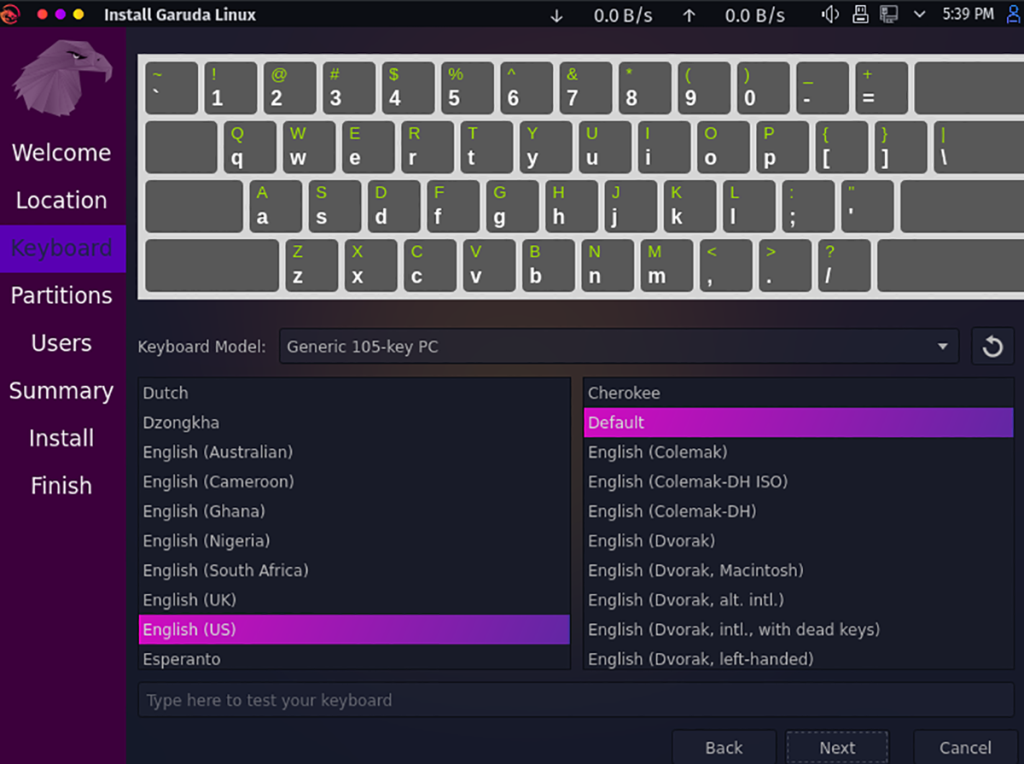 วิธีการติดตั้ง Garuda Linux