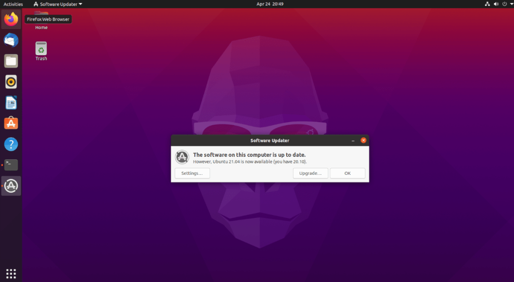 如何升級到 Ubuntu 21.04