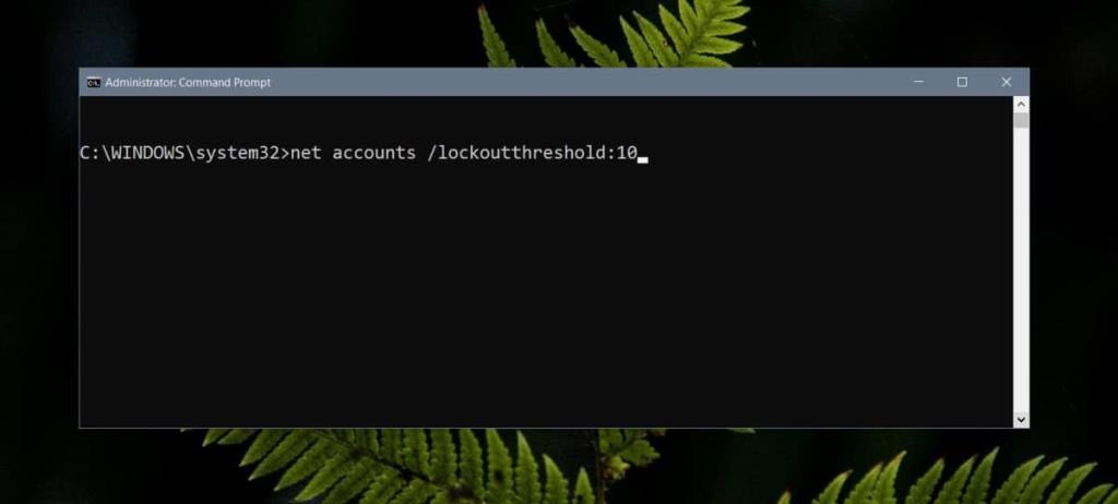 Como definir o limite de bloqueio de conta no Windows 10 para contas locais