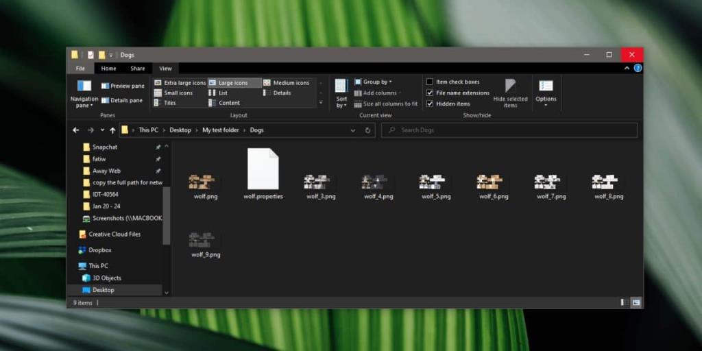 Cara menggunakan nama folder untuk mengganti nama file di Windows 10