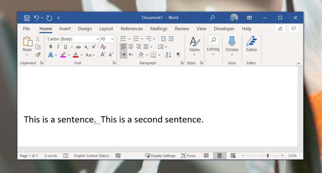 Cómo establecer reglas gramaticales para el espaciado después de un punto en Microsoft Word