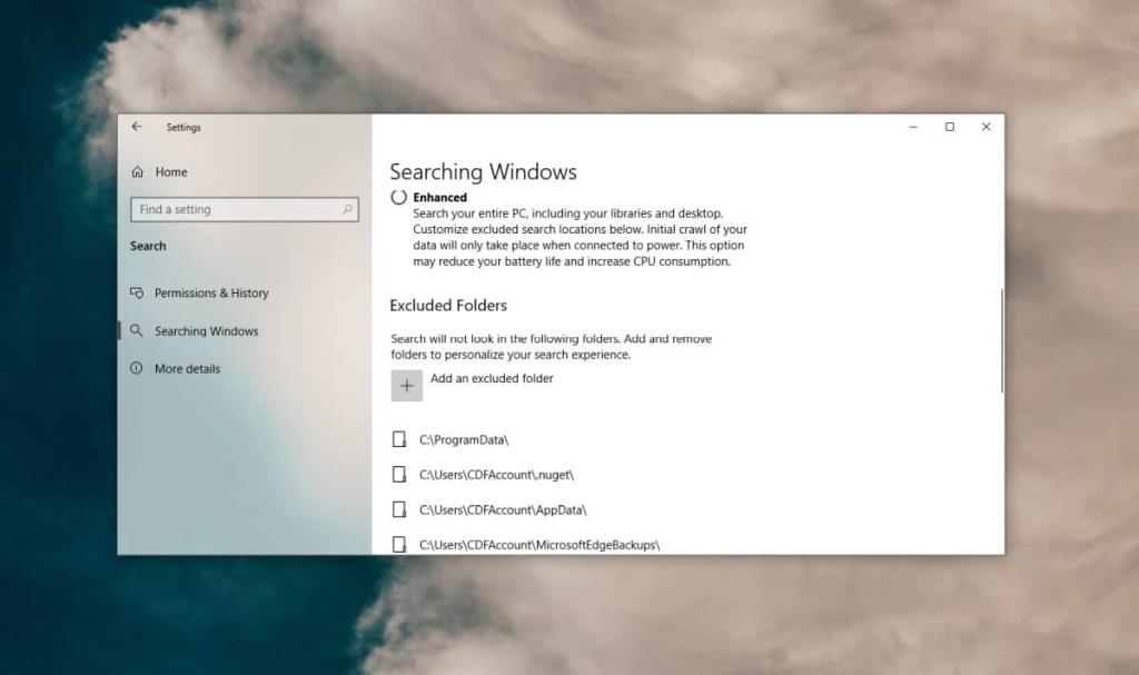 Como pesquisar outras unidades de pesquisa do Windows no Windows 10