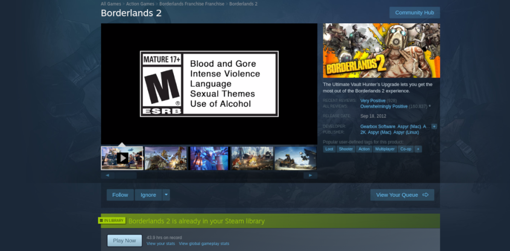 Cara memainkan Borderlands 2 di Linux