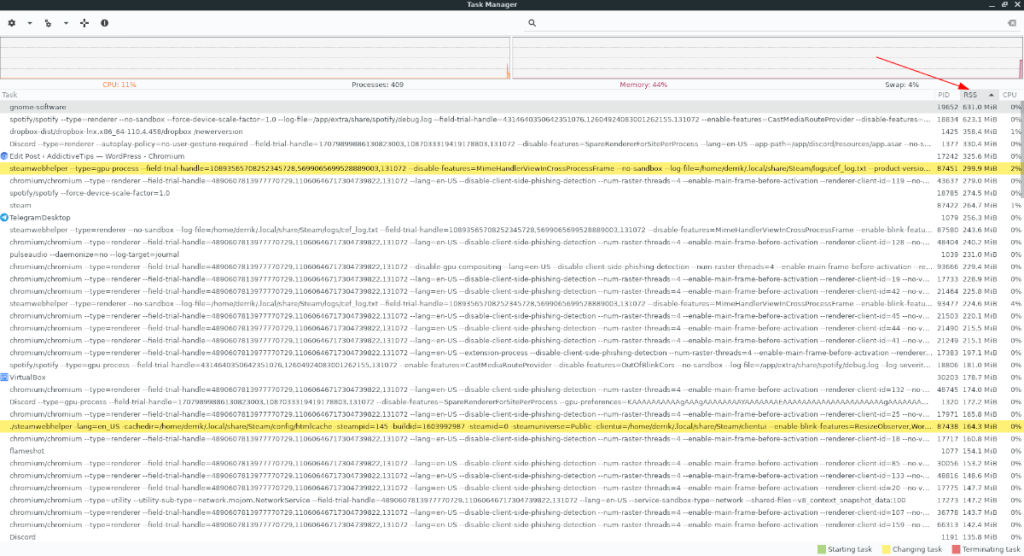 Cara mengosongkan RAM di Linux