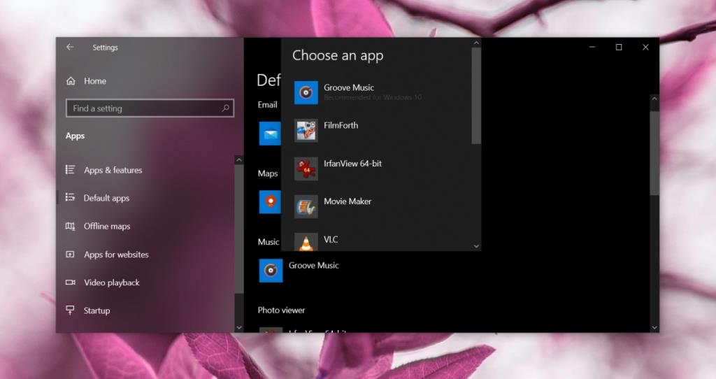 Não é possível definir aplicativos padrão no Windows 10: alterar programas padrão (página de configurações) facilmente