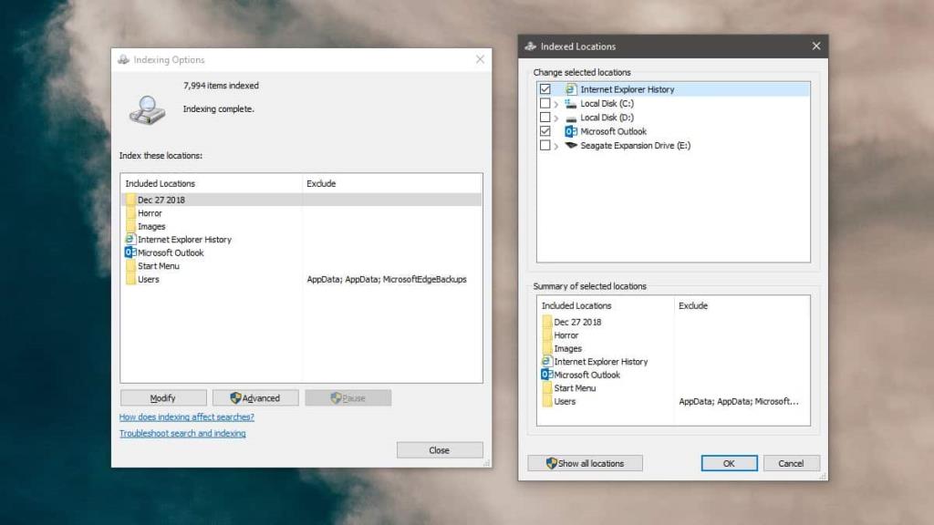 Cara mencari drive lain dari pencarian Windows di Windows 10