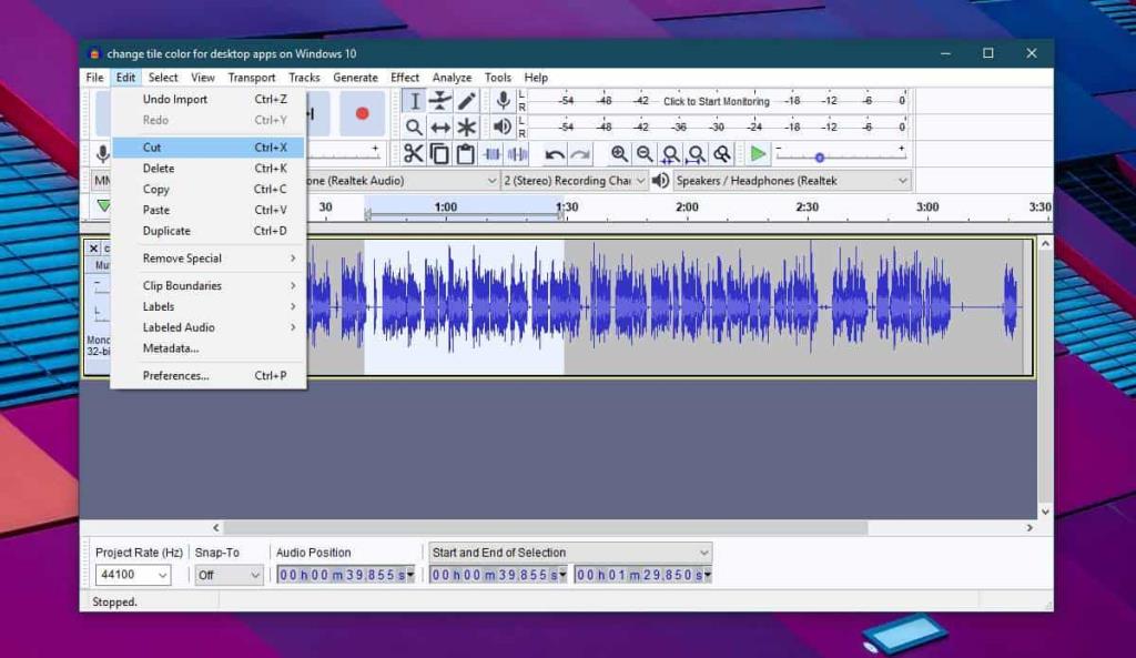 Как разделить файлы MP3 в Windows 10