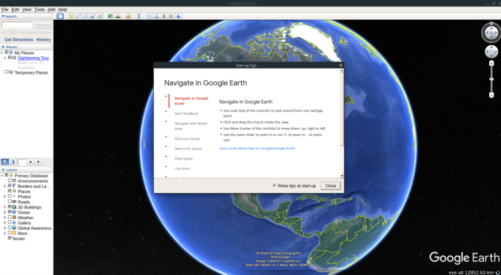 Cara menginstal Google Earth Pro di Linux