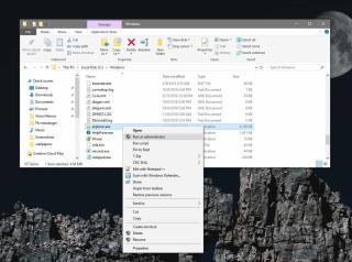 Cara menjalankan File Explorer dengan hak admin di Windows 10