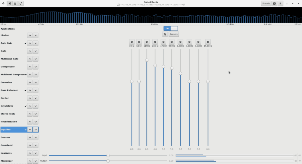 Cómo instalar el ecualizador de audio PulseEffects en Linux