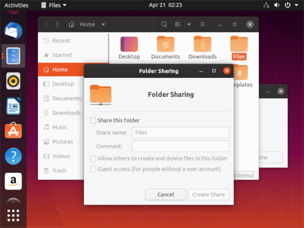 Cómo compartir carpetas desde una PC con Ubuntu a la red