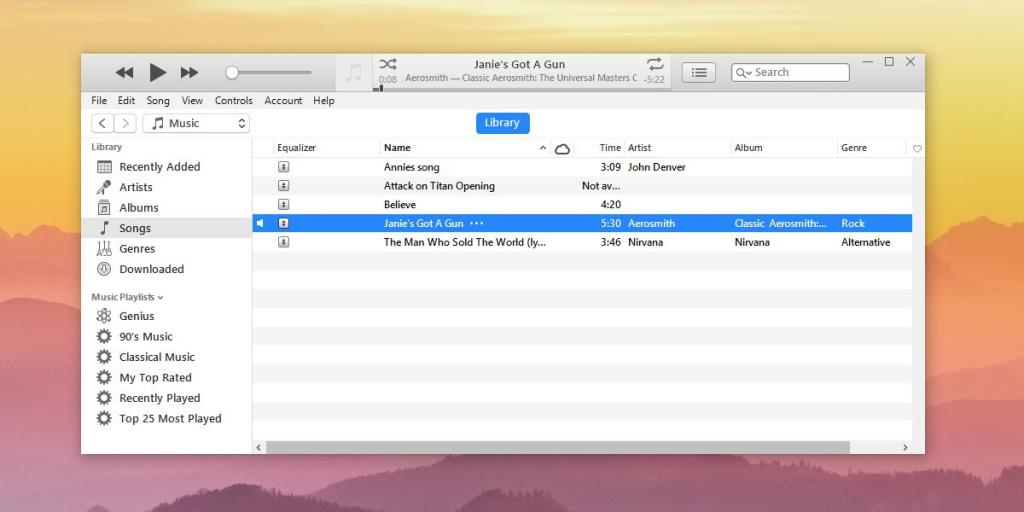 วิธีระบุการตั้งค่าอีควอไลเซอร์ต่อเพลงใน iTunes