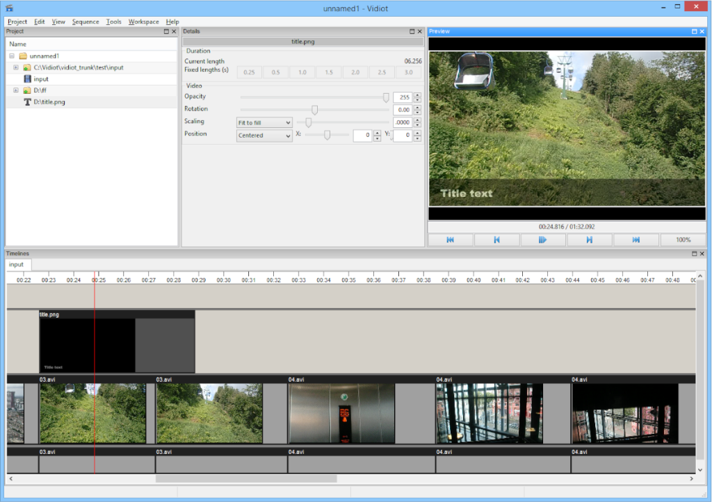 Cara menginstal editor video Vidiot di Linux