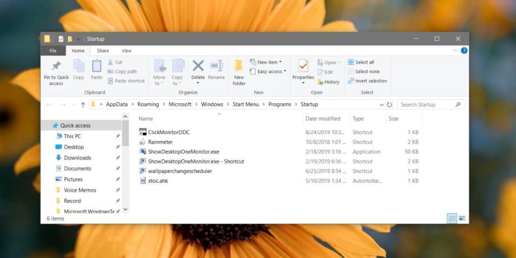 Cara menambahkan item ke folder Startup di Windows 10