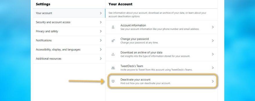 Come eliminare laccount Twitter (permanentemente) – Guida rapida