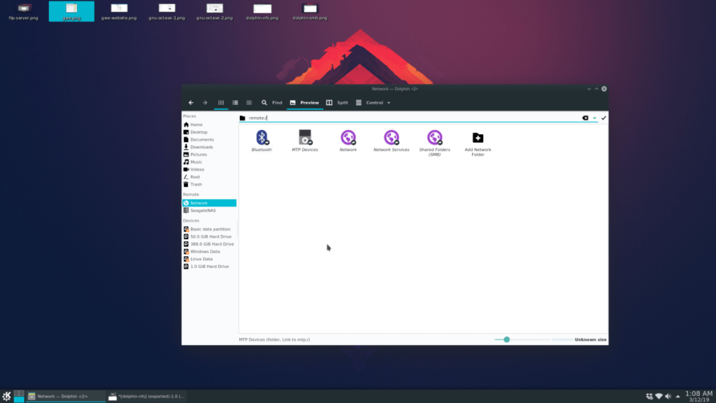 So verbinden Sie sich mit dem KDE-Dateimanager mit Servern unter Linux