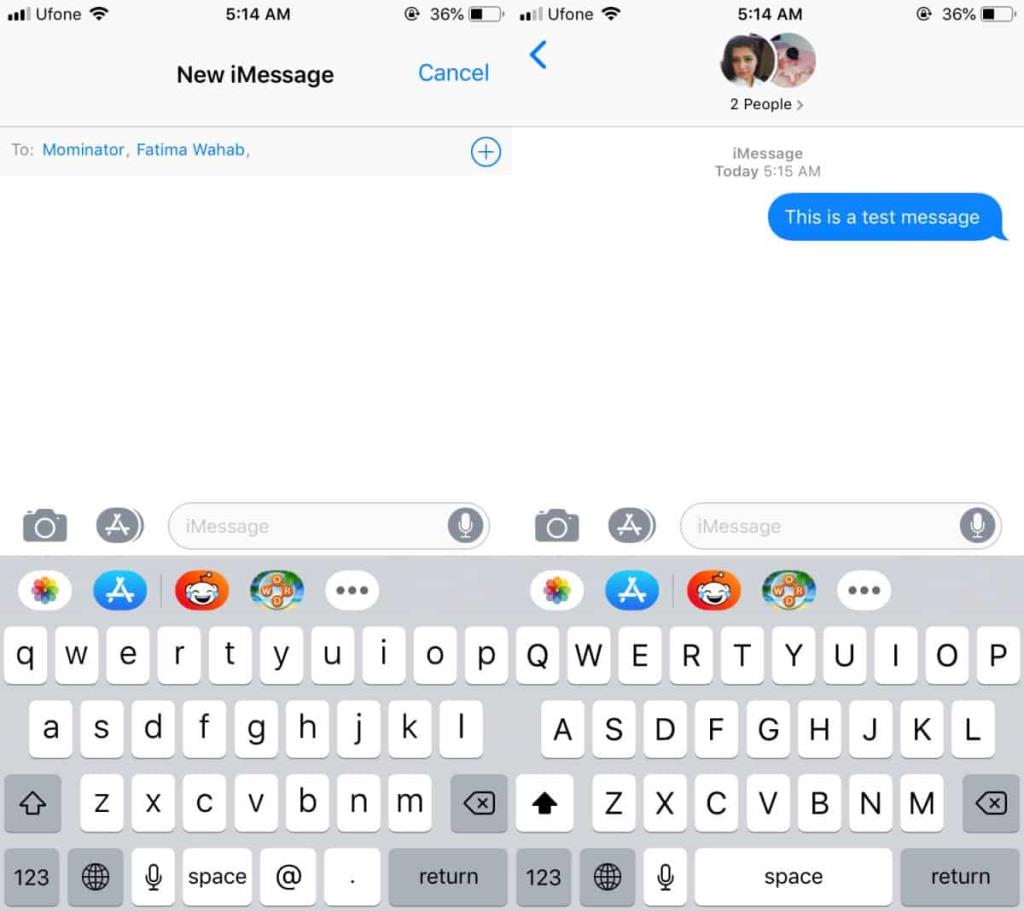 iOSta iMessage grupları nasıl oluşturulur ve adlandırılır