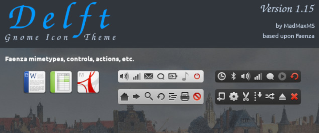 วิธีการติดตั้งชุดรูปแบบไอคอน Delft ใน Linux