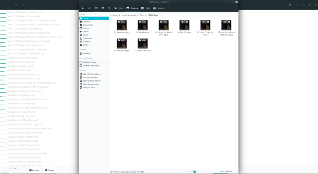 Come convertire file musicali MP3 in formati open source su Linux