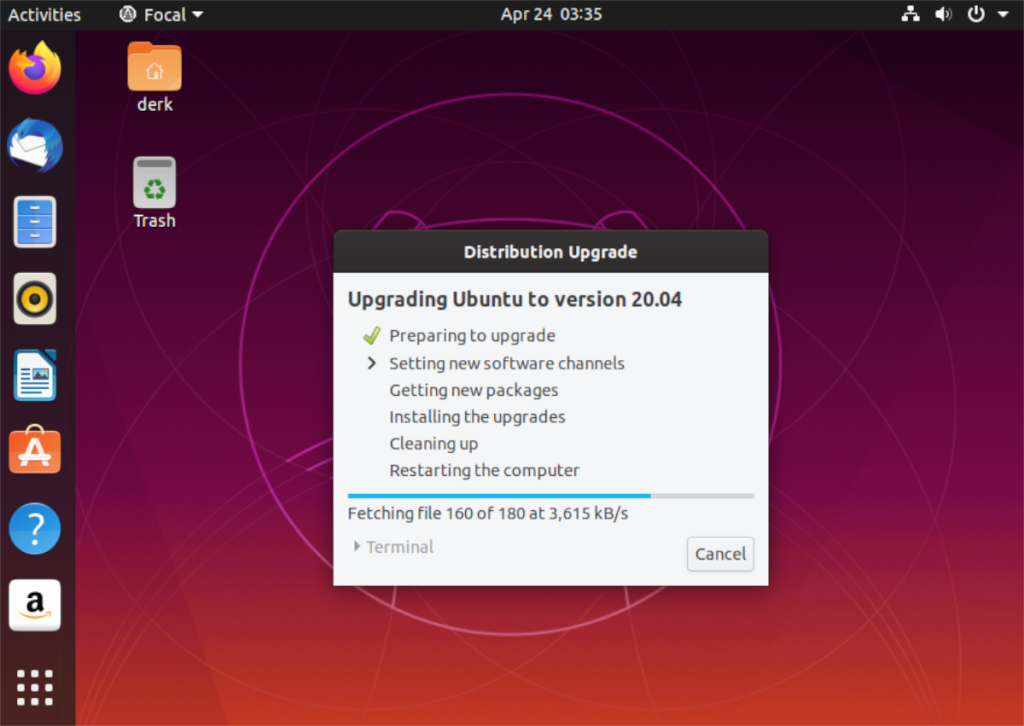 So aktualisieren Sie auf Ubuntu 20.04 LTS