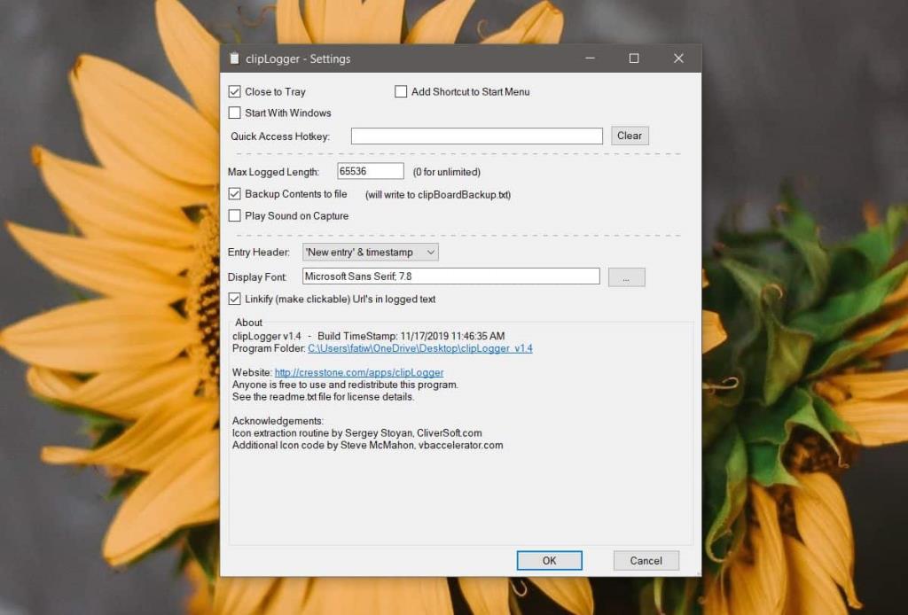 Cara mencatat entri clipboard di Windows 10