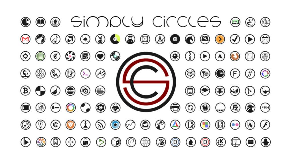 วิธีการติดตั้งชุดรูปแบบไอคอน Simply Circles บน Linux