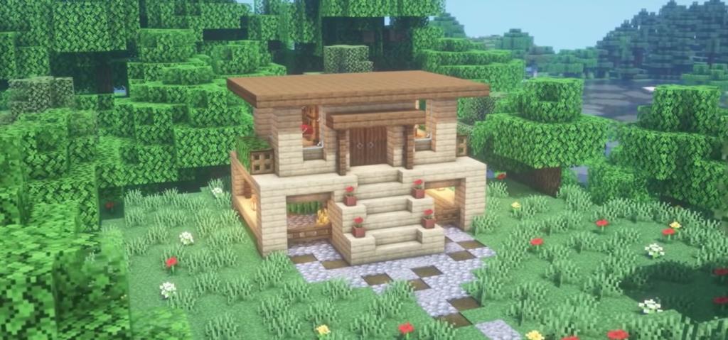 10 ideias fáceis para a casa do Minecraft