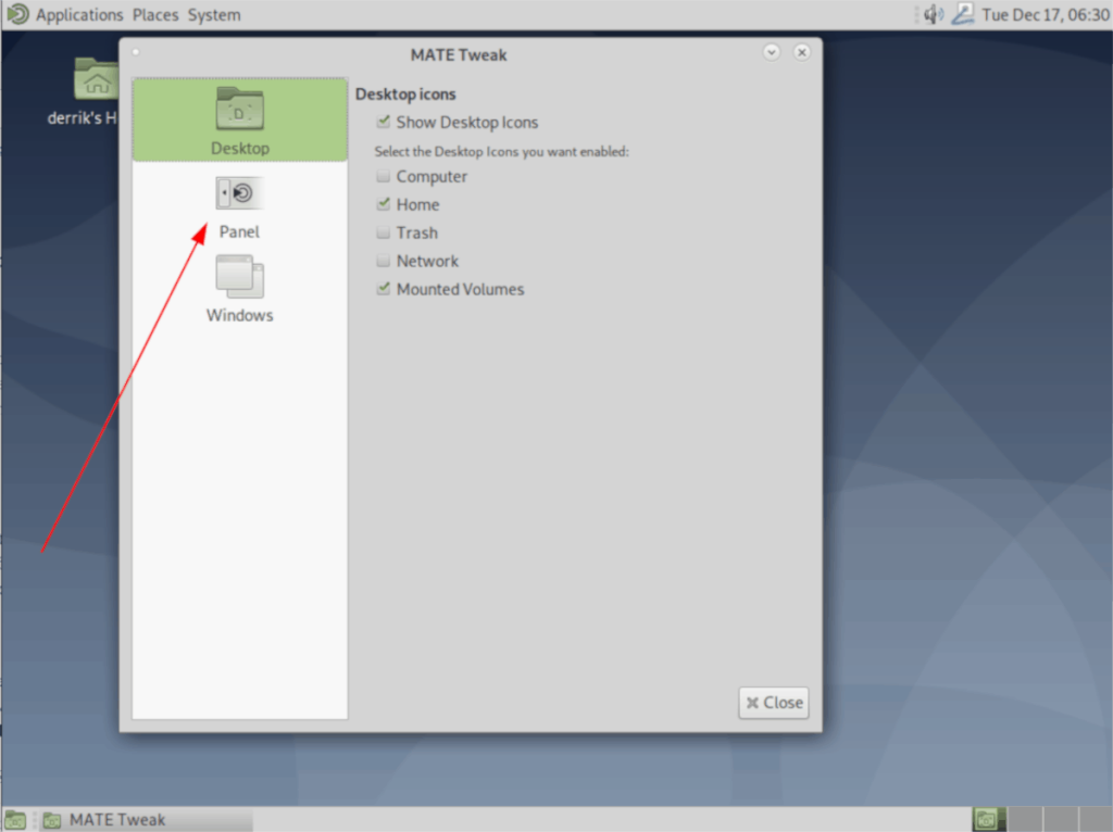 Cómo guardar las configuraciones del panel de escritorio de Mate