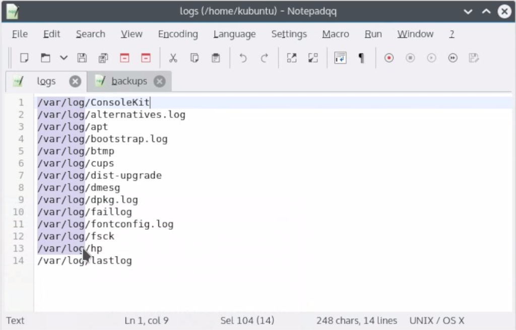 วิธีการติดตั้ง NotepadQQ บน Linux