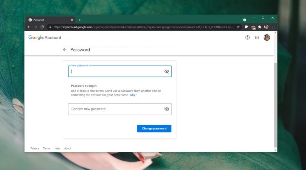 Bagaimana cara mengubah kata sandi akun Google