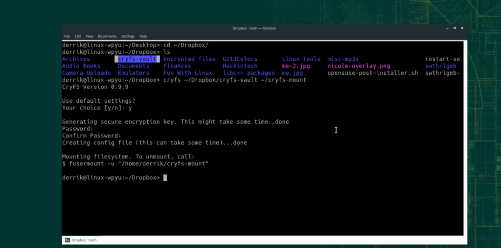 Cómo cifrar datos de Dropbox en Linux
