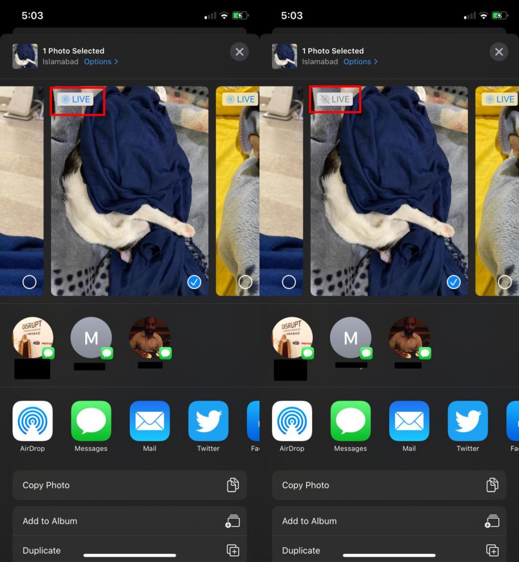 วิธีแปลงภาพถ่ายสดเป็นวิดีโอ [iOS]