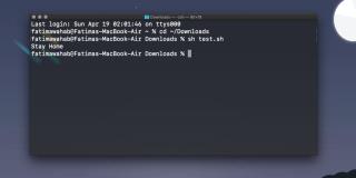 วิธีเรียกใช้สคริปต์ Shell หรือ .sh บน macOS