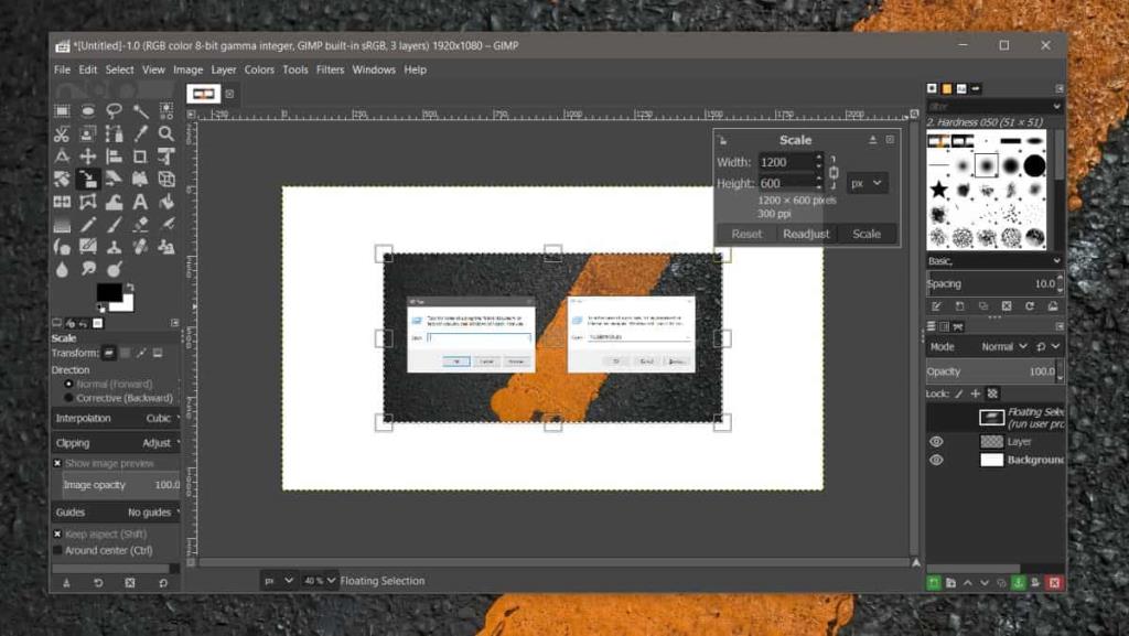 Come ridimensionare unimmagine in GIMP su Windows 10