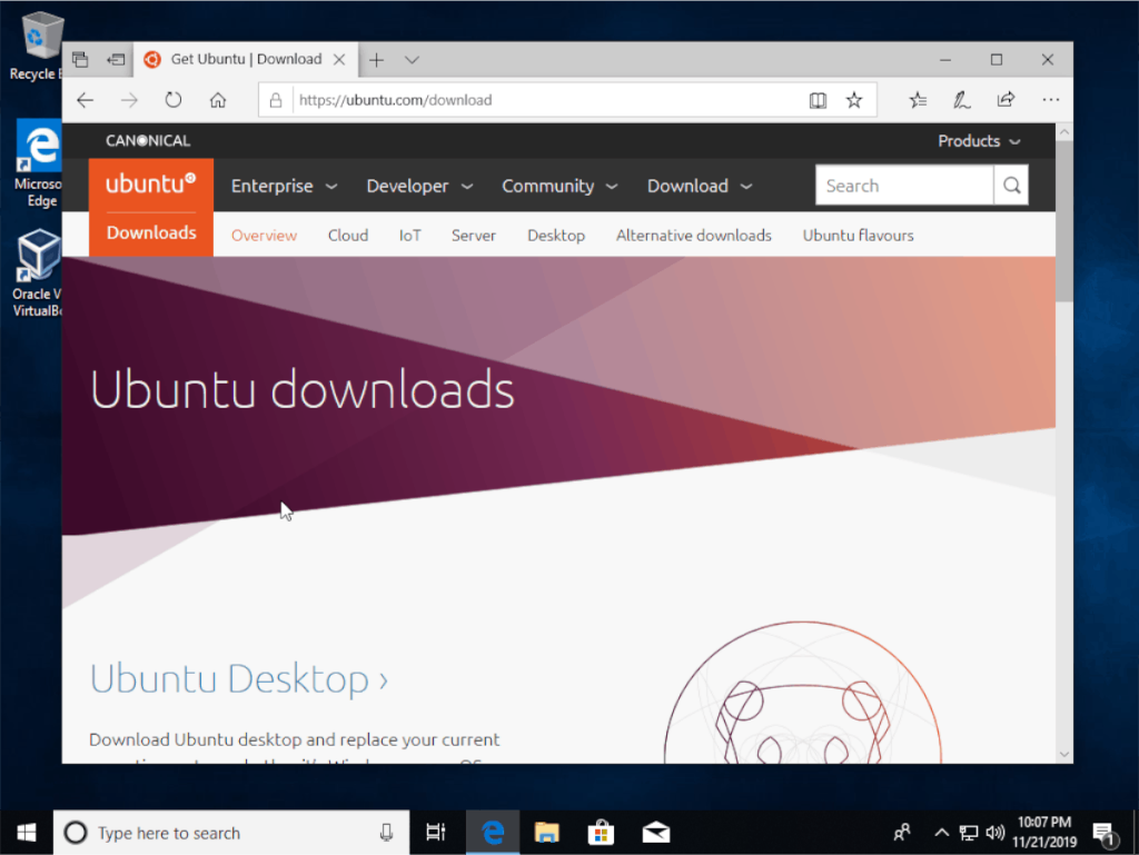 Cara mengatur mesin virtual Linux di Windows