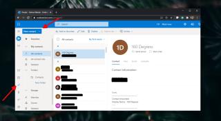 Как добавить контакты в Outlook