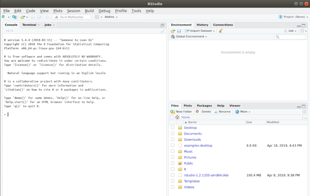 Como configurar RStudio IDE no Linux